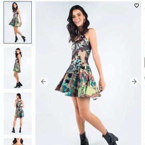 [blackmilk clothing] THUNDER GOD EVIL SKATER DRESS - LIMITED